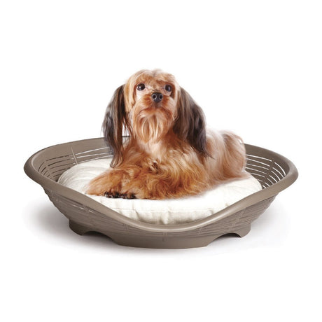 Cestino Bama Pet Pasha 48x46x11 cm tortora