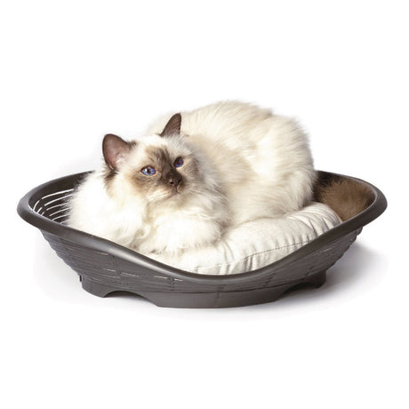 Cestino Bama Pet Pasha 48x46x11 cm antracite