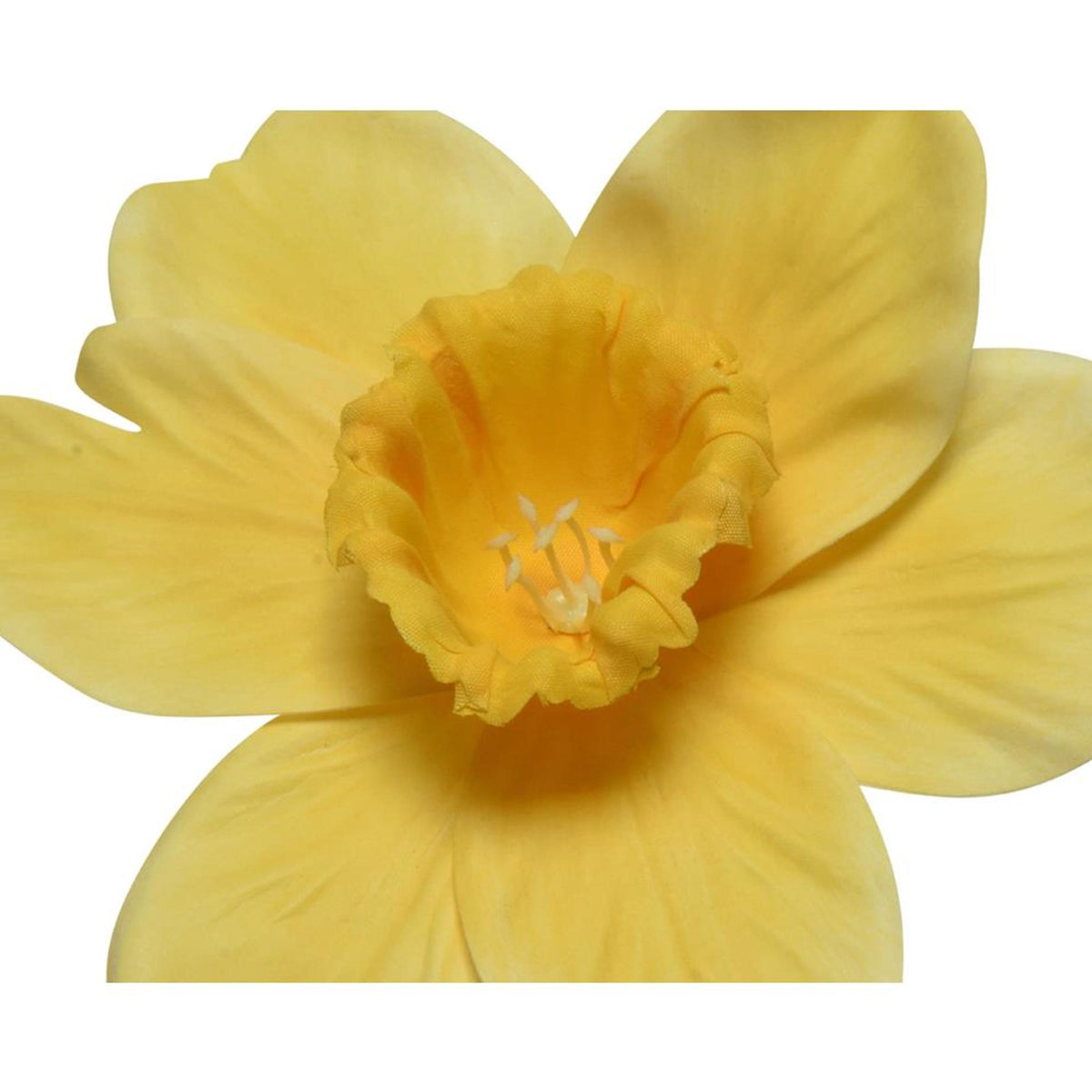 Decoris fiore artificiale narciso poliestere 11x11x39 cm giallo bianco 2 assortiti