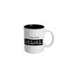 Paperdreams mok black white - mama