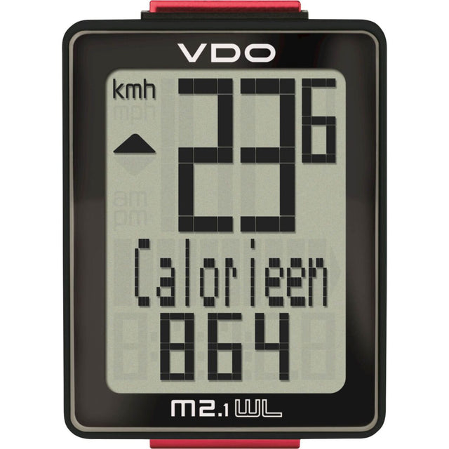 VDO Cycling Computer M2.1 WL Analog Black 10 Funzioni