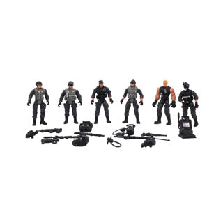 Personaggi della polizia set da 6 pezzi
