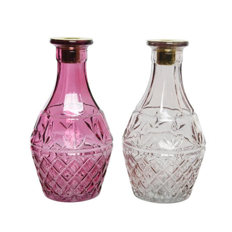 Candeliere Decoris in vetro ø10-h18,5cm