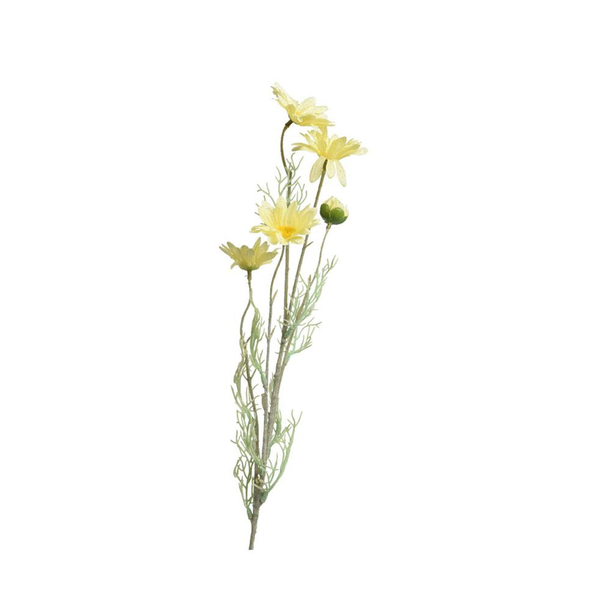 Decoris fiore artificiale su stelo margherita poliestere 19x7x78cm