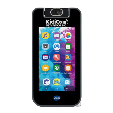 Telefono Vtech kidicom advance 3.0 - cellulare interattivo per bambini con fotocamera - giocattoli educativi - da 5 anni - blu