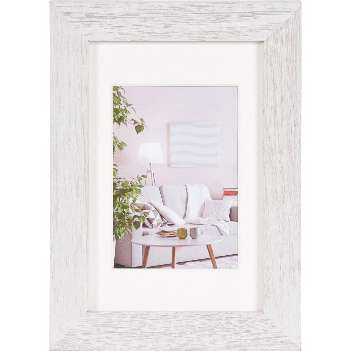 Portafoto Henzo moderno 10x15 cm bianco