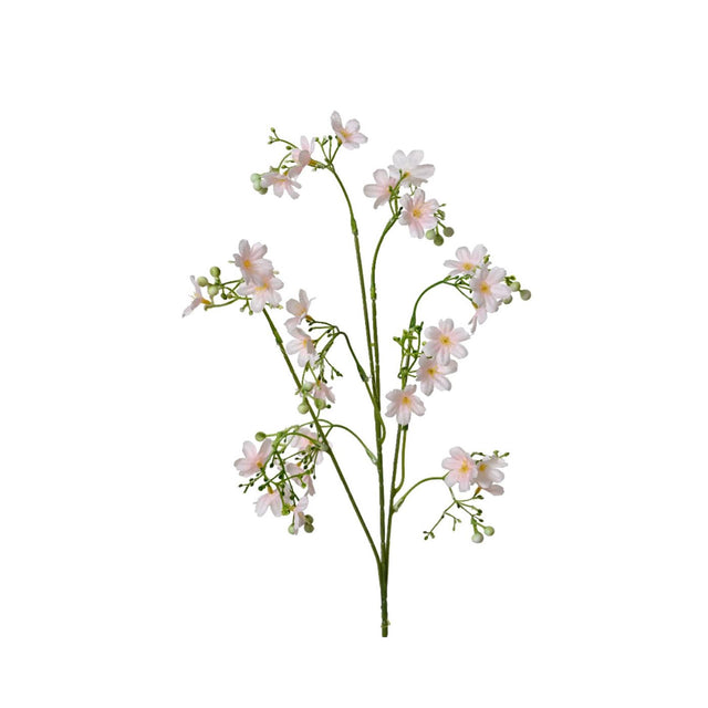 Decoris fiore artificiale rosa 67 cm rosa tenue
