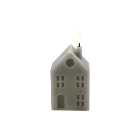 Candeliere LED Countryfield Lyon grigio 5x6x14cm