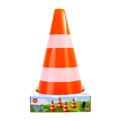 Coni stradali Playfun 4 pezzi 13,5x13,5x24 cm