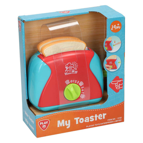 Dimensioni del tostapane Playgo: 12 x 5 x 5 cm