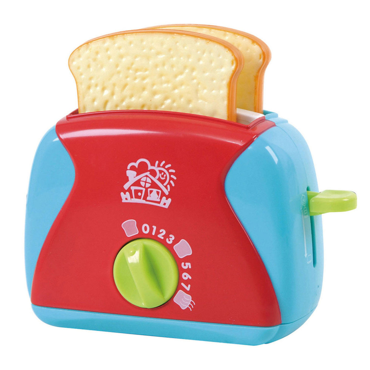 Dimensioni del tostapane Playgo: 12 x 5 x 5 cm