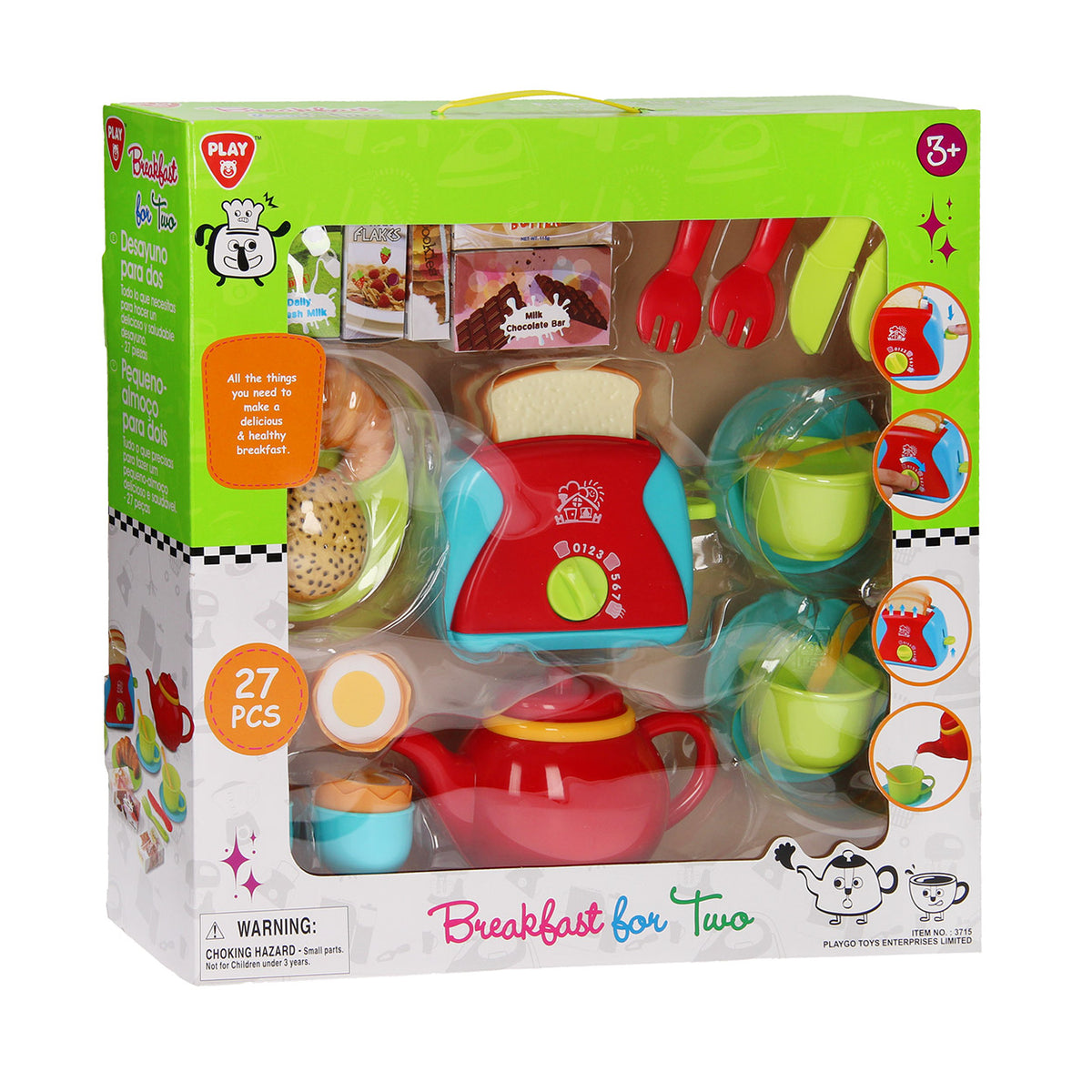 Set colazione gioco, 27 pezzi.