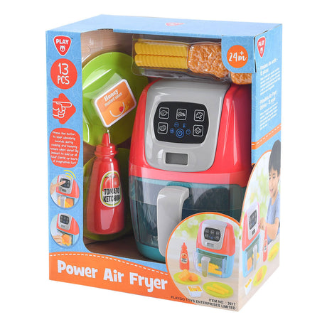 Set da gioco per friggitrice ad aria Playgo - 13 pezzi.