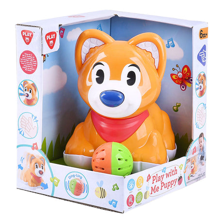 Cucciolo interattivo Playgo baby con palla