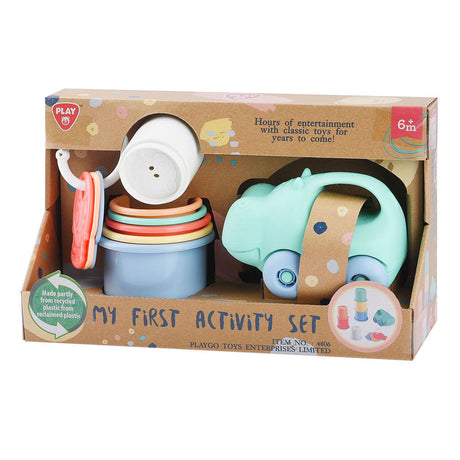 Playgo il mio primo set da gioco per attività per bambini - 8 pezzi.