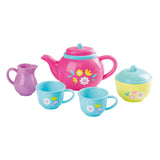 Set da tè Playgo, set da gioco con fiori - 7 pezzi.