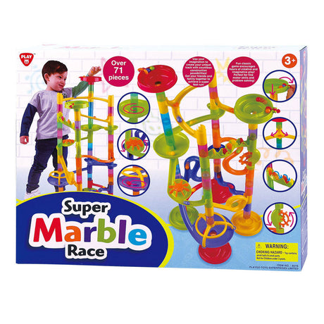 Playgo Play Pista per Biglie Super Race, 71 pz.