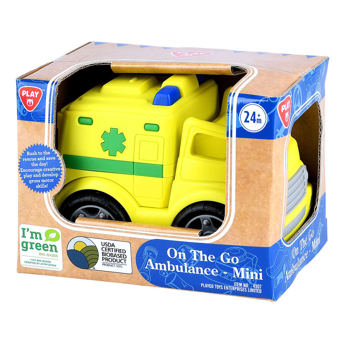 Ambulanza biologica Playgo - 15 cm