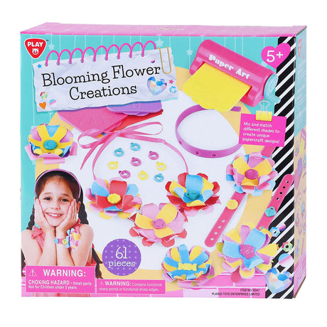 Gioca al set artigianale Crea le tue creazioni floreali, 61 pezzi.