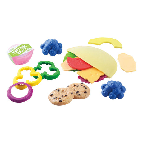Set da gioco Playgo Toy Food Croccante Taco - 18 pezzi.