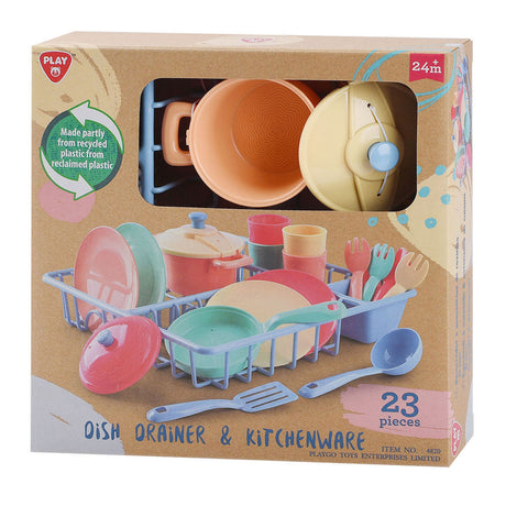 Stendibiancheria Playgo con accessori da cucina - 23 pz