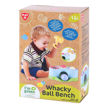 Panca per martelli Playgo biobased con palline - 5 pz.