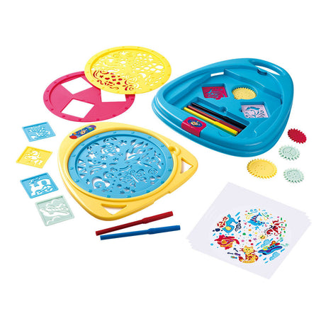 Set da disegno mandala magico Playgo - 27 pezzi.