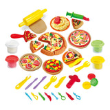 Playgo il mio set di argilla da pizzeria - 4 vasi di terracotta