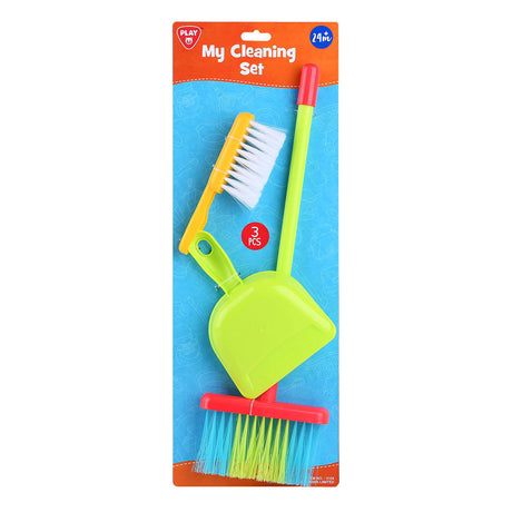 Set pulizia scopa Playgo - 3 pezzi.