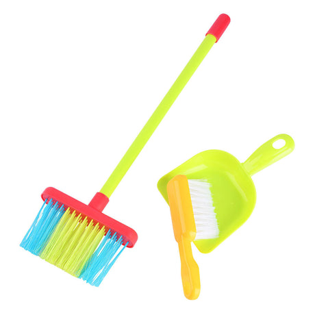 Set pulizia scopa Playgo - 3 pezzi.
