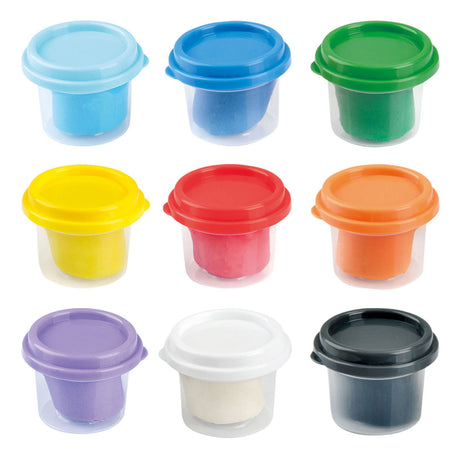 Set argilla Playgo 9 colori - 9x56 grammi