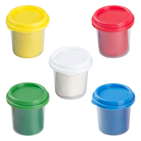 Set argilla Playgo 5 colori - 5x56 grammi