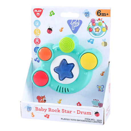 Tamburo Playgo Baby Rock Star piccolo