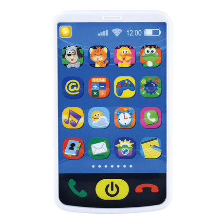 Giocattolo smartphone Playgo per bambini con suoni e luci per bambini.