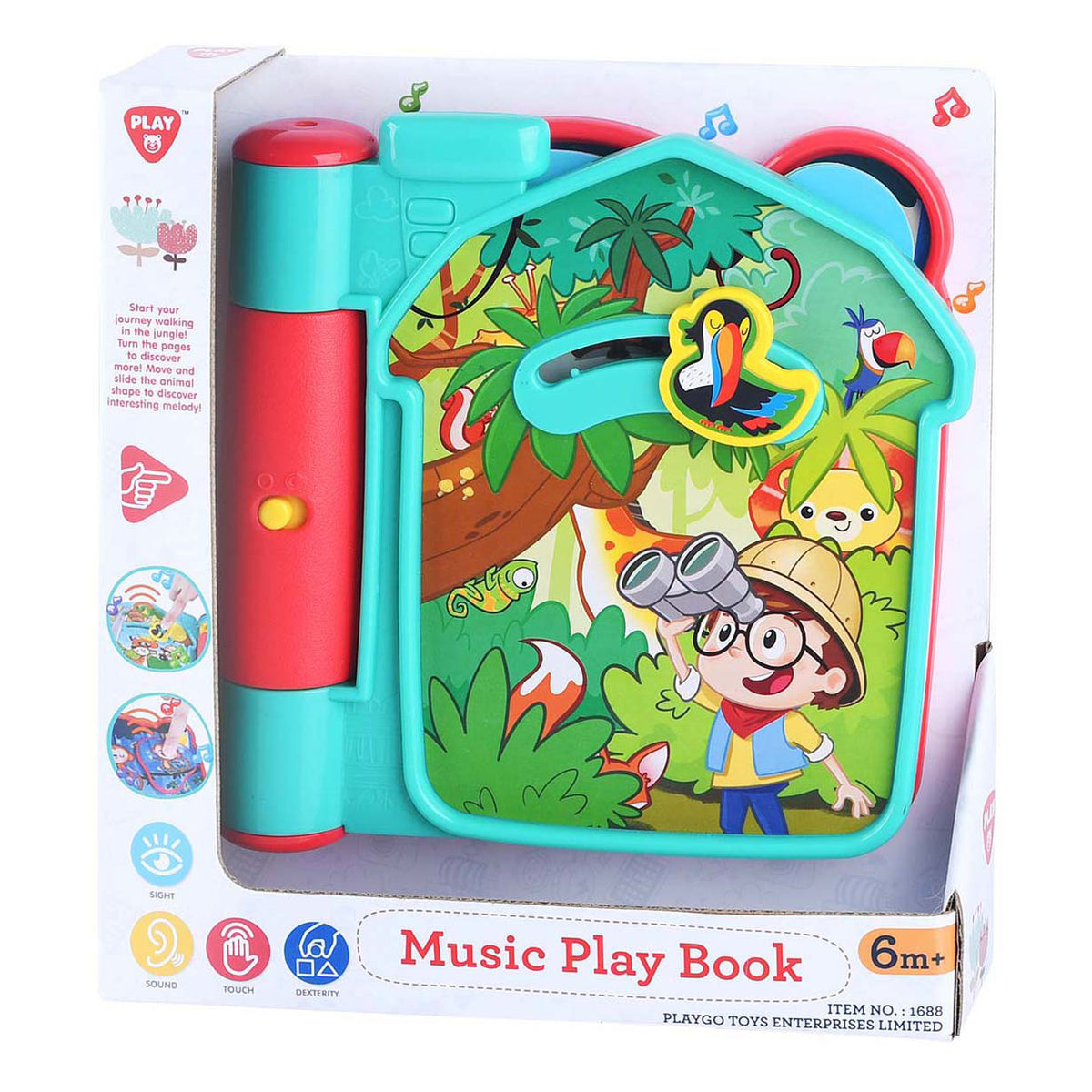 Libro sonoro della giungla playgo