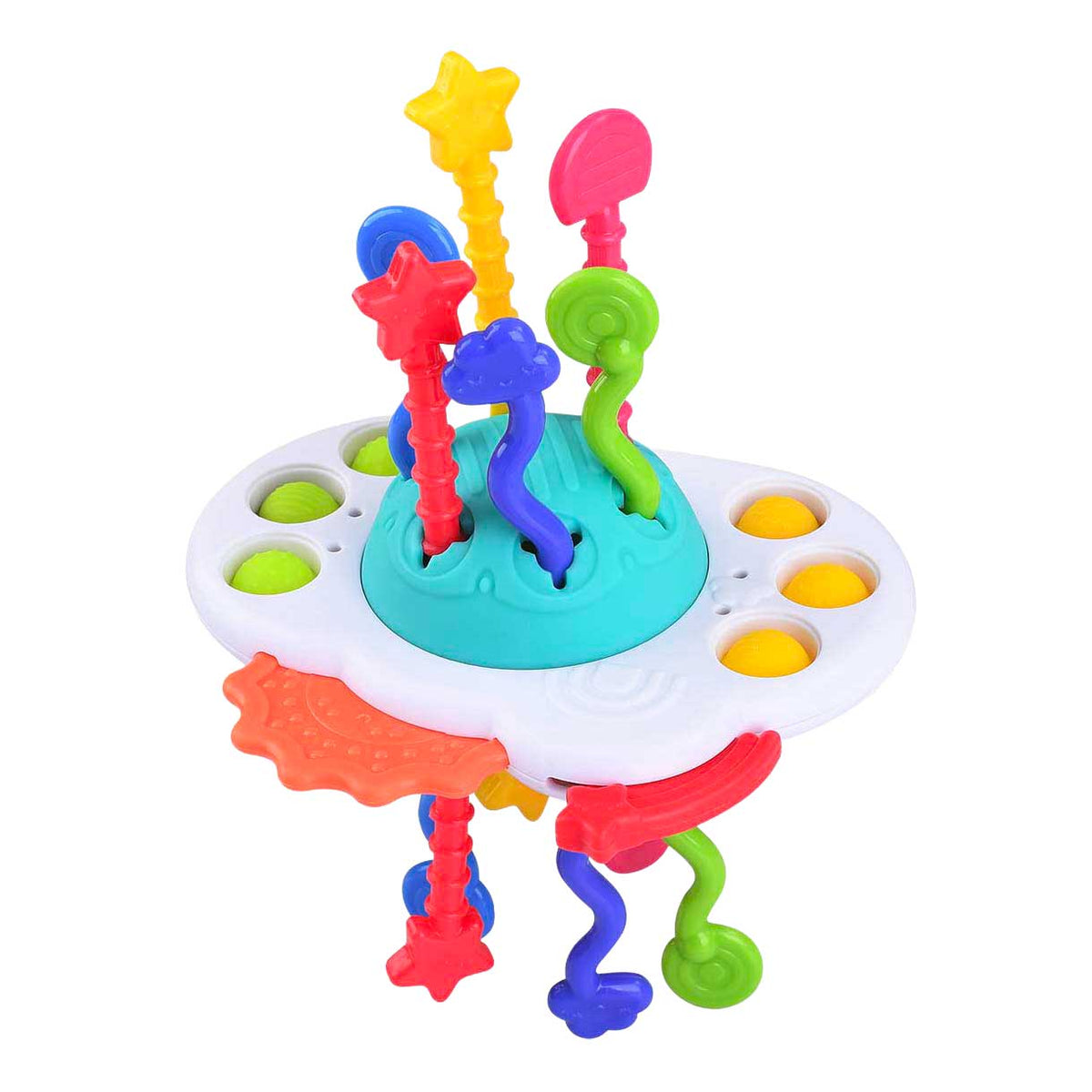 Playgo palla sensoriale giocattolo educativo astronave multi colori.