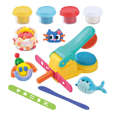 Set di argilla per pressa Playgo - 4 vasi di terracotta