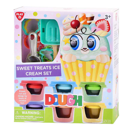 Set di argilla per gelato Playgo Sweets - 6 vasi di terracotta
