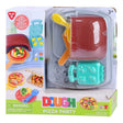 Set pizza party in argilla Playgo con 4 vasi di terracotta per bambini.