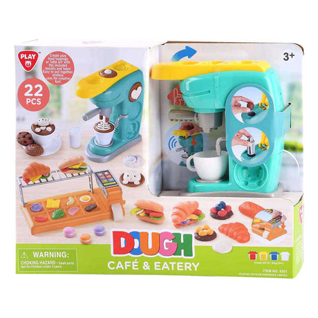 Set da gioco in argilla Playgo, sala da pranzo: vasi di terracotta creativi per bambini.