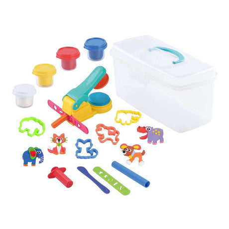 Set di argilla valigia da officina Playgo - 4 vasi di terracotta