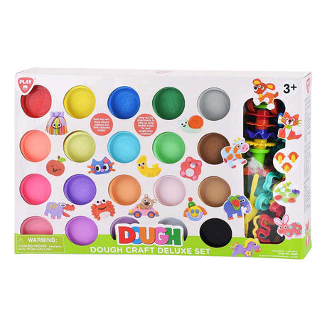 Set di argilla artigianale di lusso Playgo - 20 vasi di terracotta