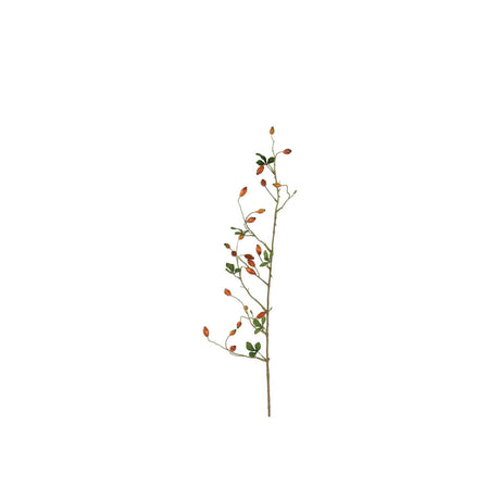 Ramo artificiale Countryfield rosa canina rosa canina arancione 3,8x5x108 cm