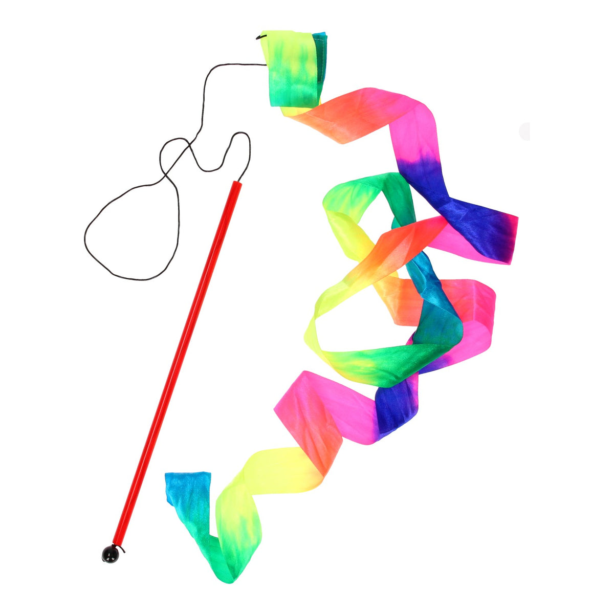 Nastro da danza arcobaleno, 2 m.