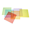 Lavagna geometrica trasparente - 6 pz.