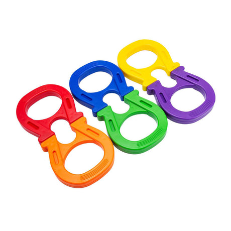Set giocattolo con magneti a ferro di cavallo di Lobbes - 6 pezzi magnetici colorati.