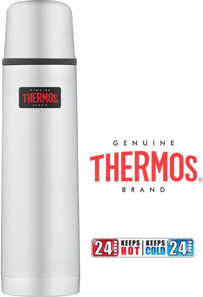 Bottiglia termica - thermax - 1 litro - argento