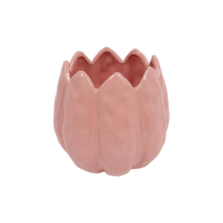 Vaso da fiori Countryfield Nevin tulipano rosa 12x12x13 cm
