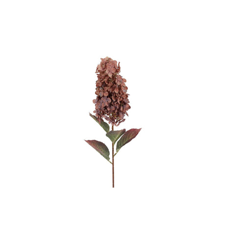 Fiore artificiale Countryfield aletta panicolata ortensia rame 14x23x83cm