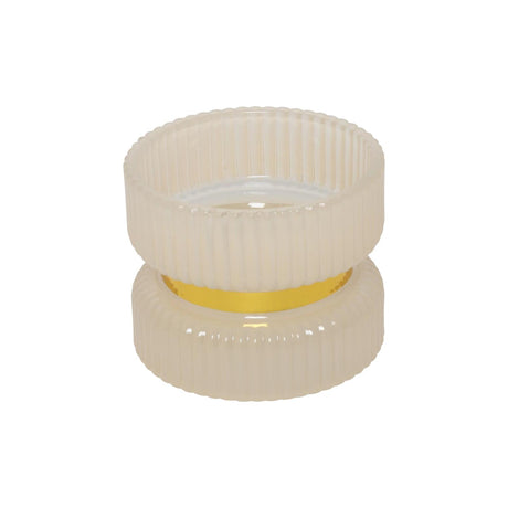 Countryfield kandelaar sybel crã¨me glas ø9xh7cm